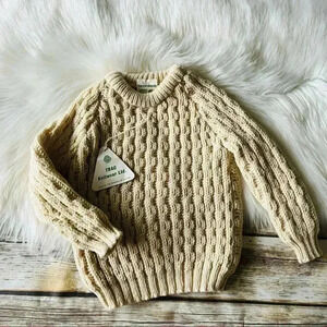 New Chunky Knit Sweater 100% Pure Wool Ireland